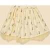 Tulle Layered Skirt in Pale Yellow Duet - Skirts - 1 - thumbnail