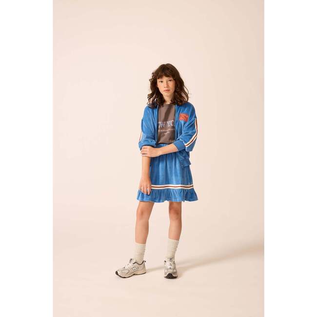 Velour Sunday Skirt in Blue Note - Skirts - 2