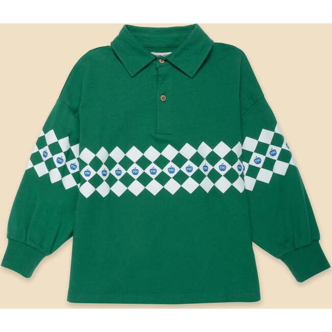 Tenor Green Check Polo