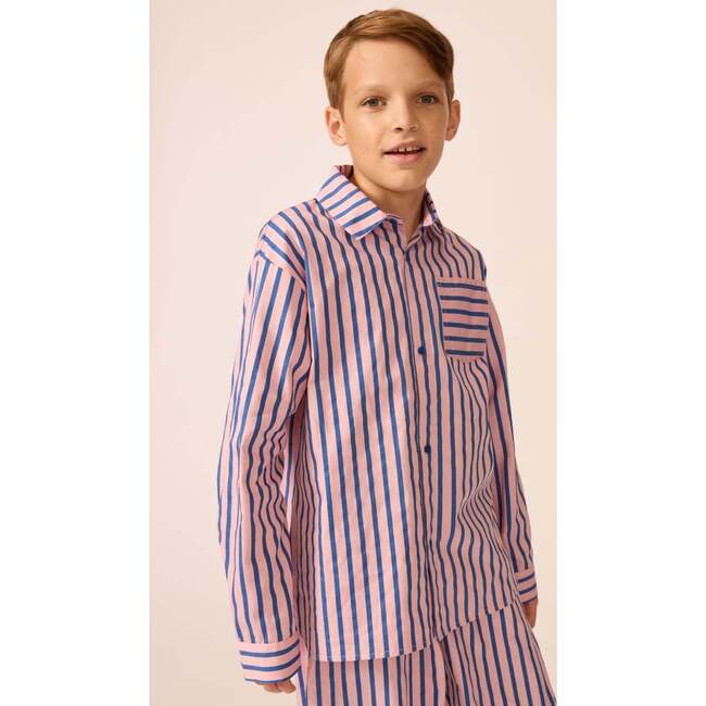 Stripe Button Down in Blue Note Stripe - Button Downs - 3