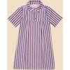 Shirtdress in Blue Note Stripe - Dresses - 1 - thumbnail