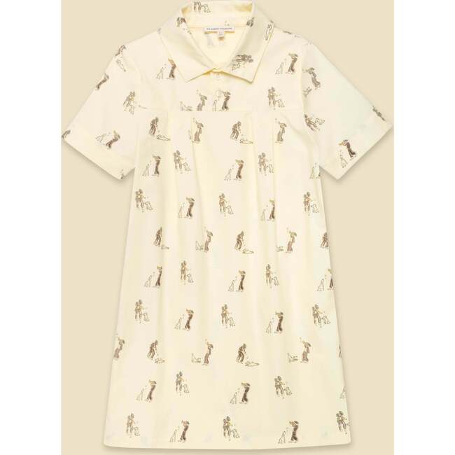 Shirtdress in Pale Yellow Duet