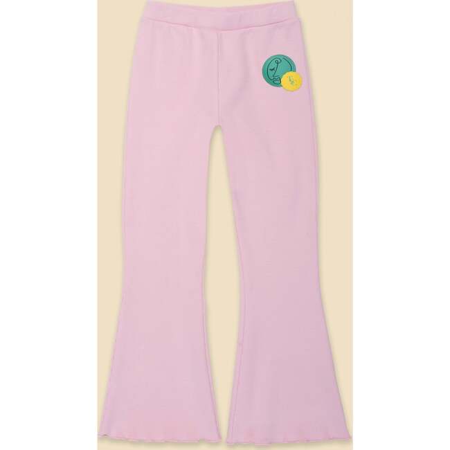 Ribbed Flares in Rhapsody Rose
