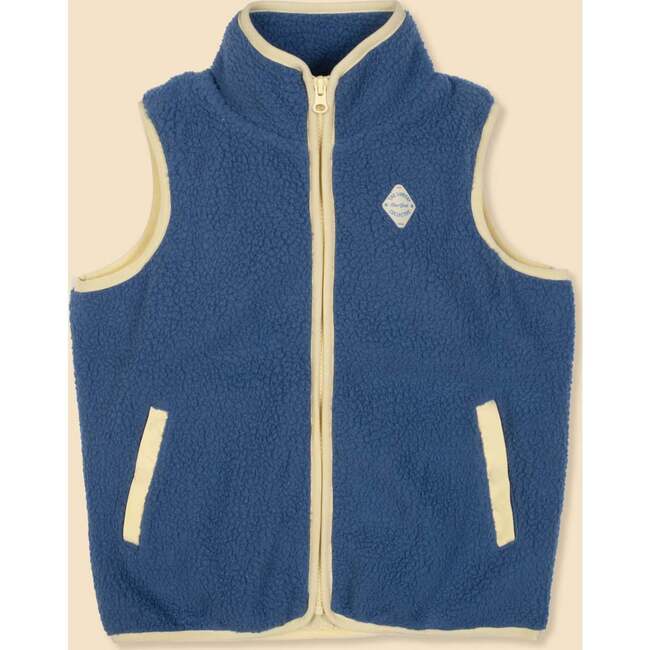 Polar Fleece Vest in Blue Note