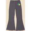 Ribbed Flares in Midnight Slate - Leggings - 1 - thumbnail