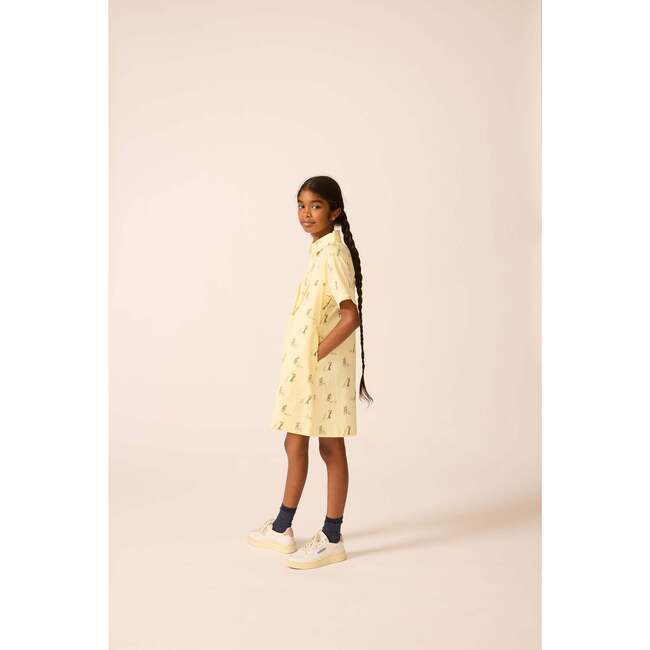 Shirtdress in Pale Yellow Duet - Dresses - 3