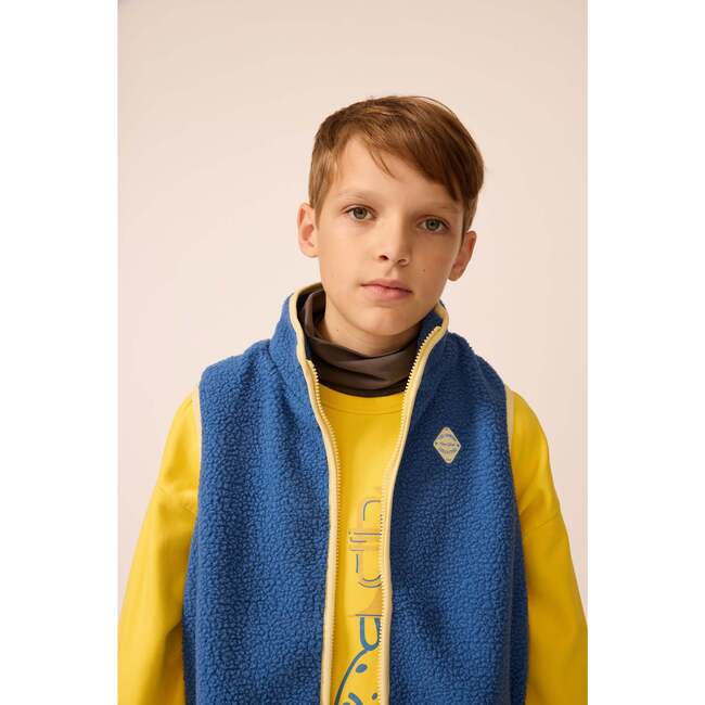 Polar Fleece Vest in Blue Note - Fleece & Sherpa Jackets - 3