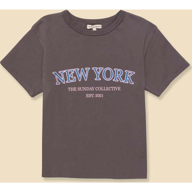Organic Weekend Tee in Midnight Slate
