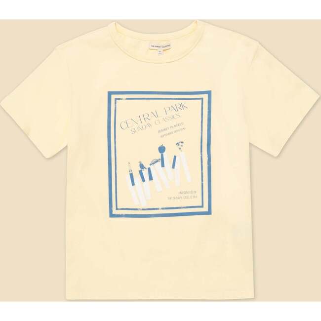 Organic Weekend Tee in Pale Yellow