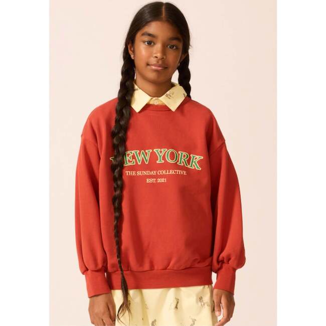 Organic Weekend Sweatshirt in Rhythm Red - Sweatshirts - 2