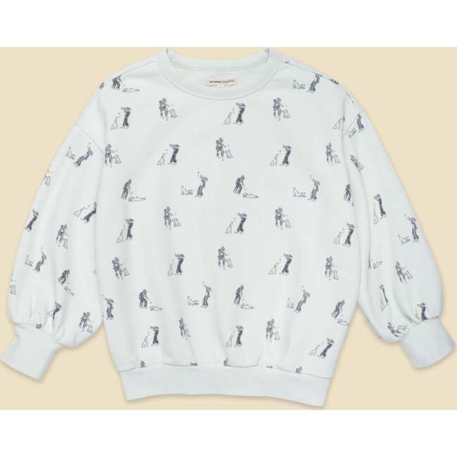 Organic Weekend Sweatshirt in Blue Haze Duet