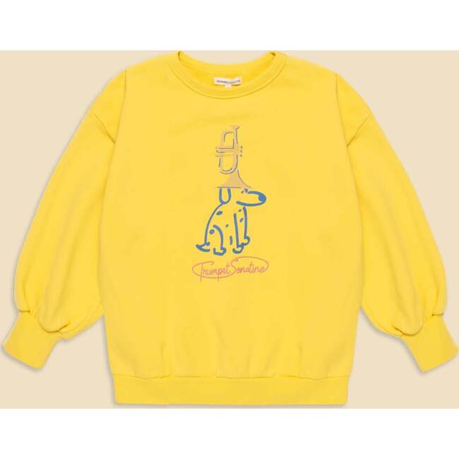 Organic Weekend Sweatshirt in Brass Yellow