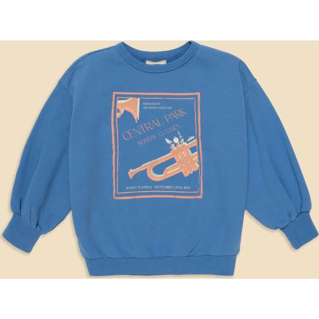Organic Weekend Sweatshirt in Blue Note