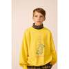 Organic Weekend Sweatshirt in Brass Yellow - Sweatshirts - 3