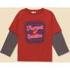 Organic Skater Tee in Rhythm Red - T-Shirts - 1 - thumbnail