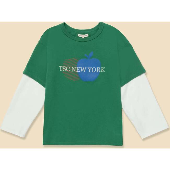 Organic Skater Tee in Tenor Green