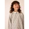 Organic Sweatshirt Dress in Heather Grey - Dresses - 3