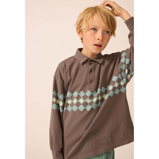 Midnight Slate Check Polo - Polo Shirts - 3