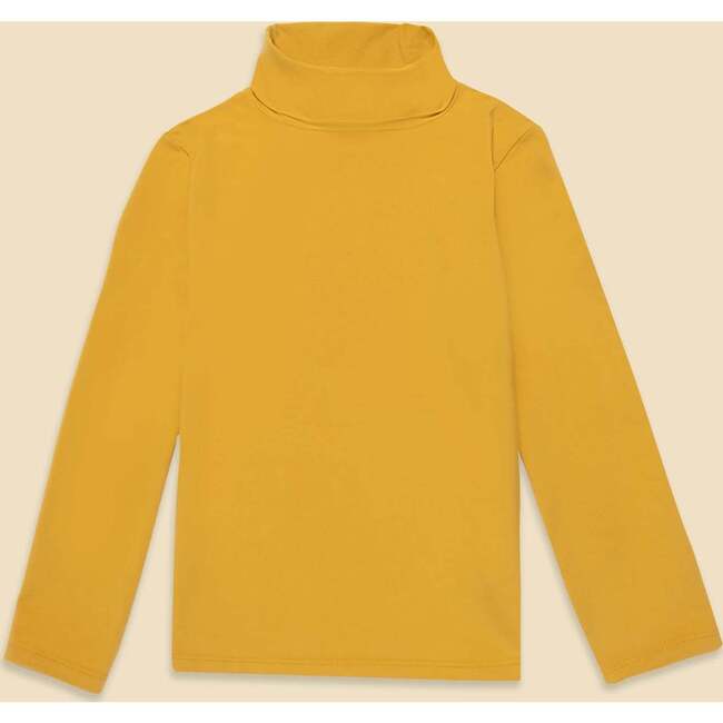 Essential Turtleneck in Melody Mustard