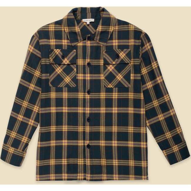 Flannel Overshirt in Tempo Plaid