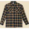 Flannel Overshirt in Tempo Plaid - Jackets - 1 - thumbnail