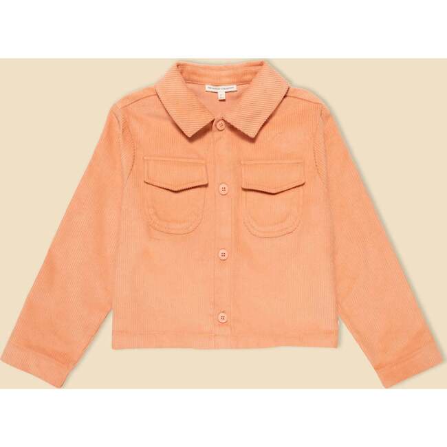 Corduroy Shacket in Sunset Serenade