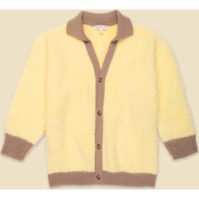 Collared Classroom Cardigan in Mixed Yarn