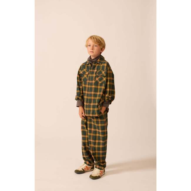 Flannel Overshirt in Tempo Plaid - Jackets - 3