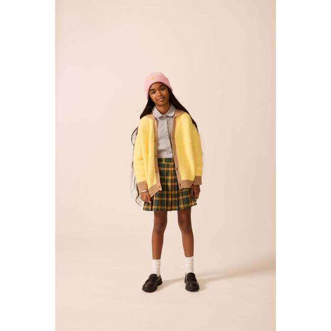 Collared Classroom Cardigan in Mixed Yarn - Cardigans - 2