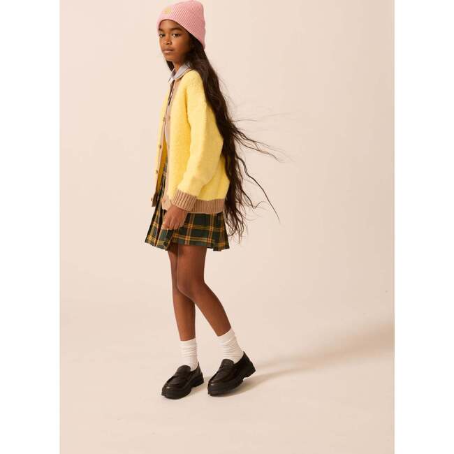 Collared Classroom Cardigan in Mixed Yarn - Cardigans - 3