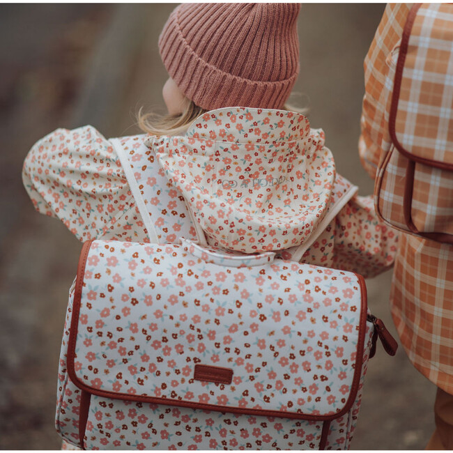 Satchel Backpack, Sunset Meadow - Backpacks - 2