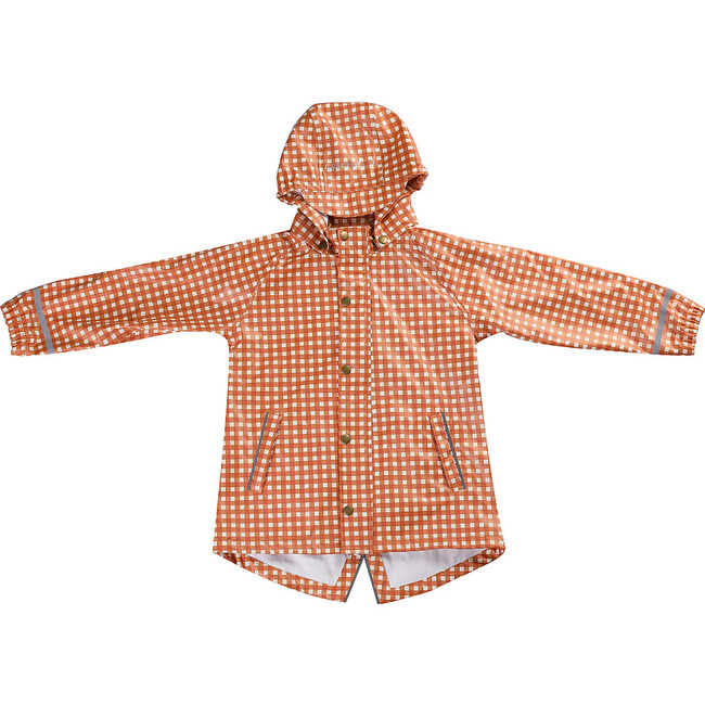 Fishtail Raincoat, Sienna Gingham