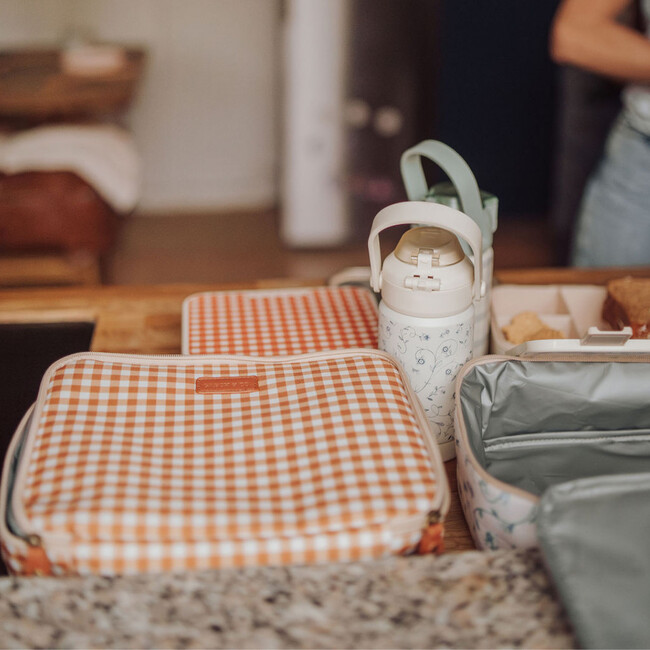 Insulated Lunch Bag, Sienna Gingham - Lunchbags - 2