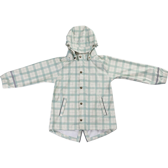 Fishtail Raincoat, Fern Plaid