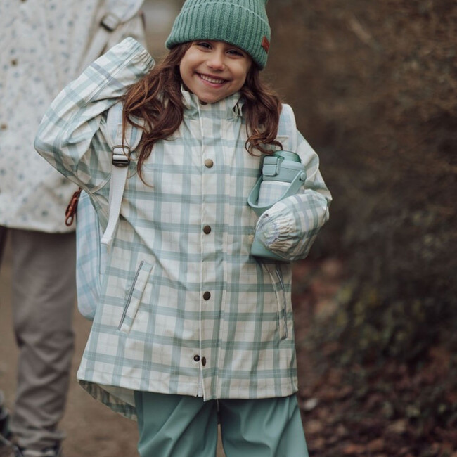 Fishtail Raincoat, Fern Plaid - Raincoats - 2
