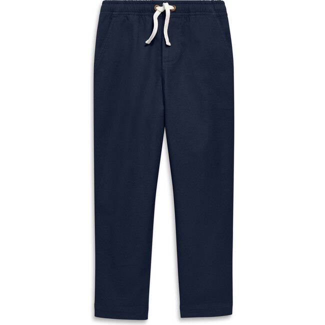 Kids Stretch Chino Drawstring Pant, Dark Navy