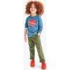 Kids Stretch Chino Drawstring Pant, Olive - Pants - 2