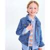Kids Denim Jacket, Classic Wash - Jackets - 2