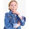 Kids Denim Jacket, Classic Wash - Jackets - 3