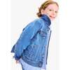Kids Denim Jacket, Classic Wash - Jackets - 4