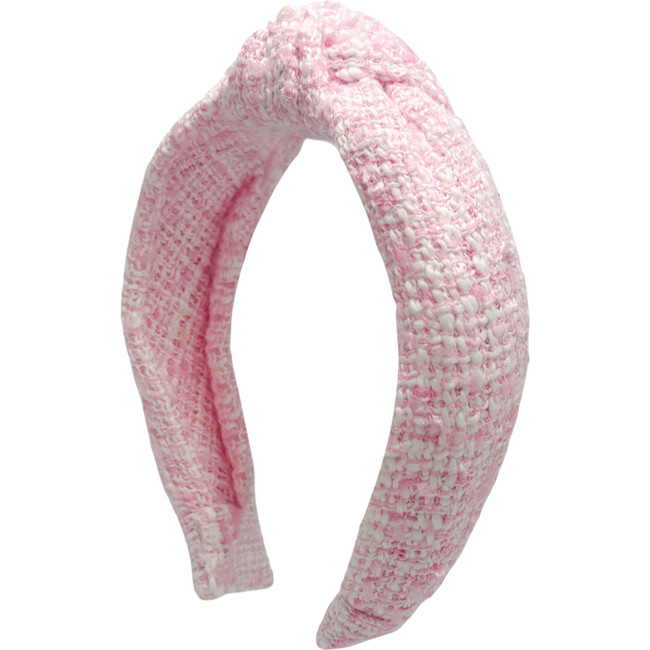 Tweed Knot Headband, Pink