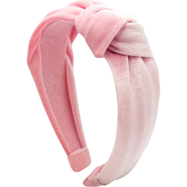 Velvet Knot Headband, Pink