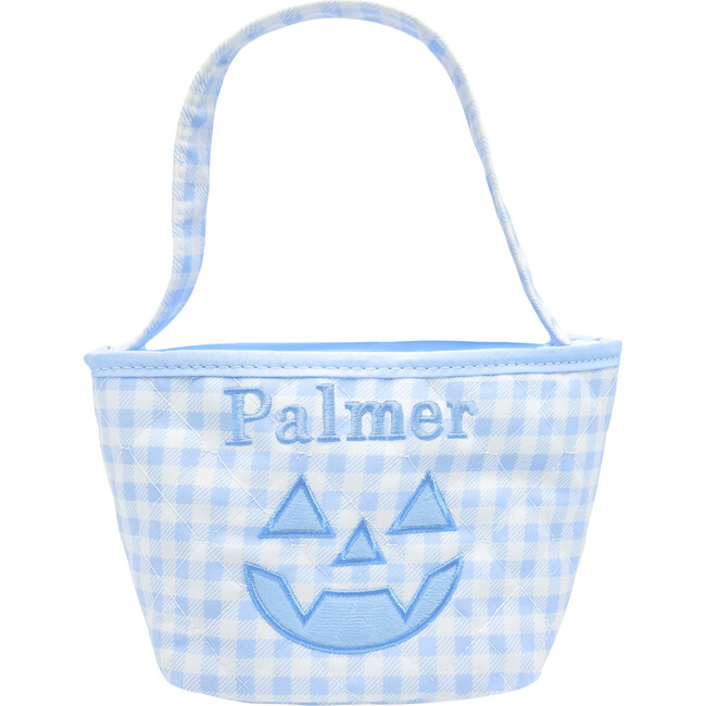 Petite Halloween Pumpkin Tote, Blue