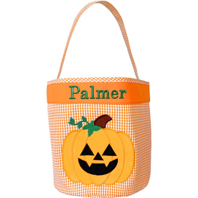 Jack-O-Lantern Halloween Pumpkin Tote, Orange
