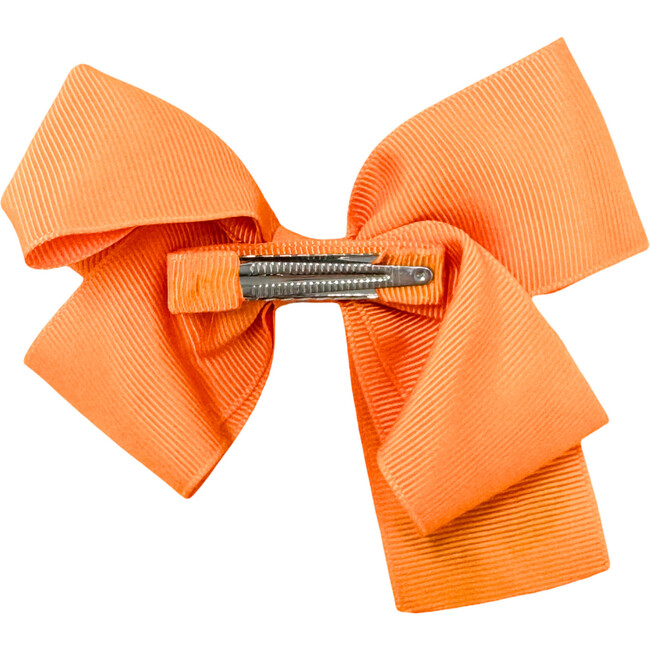 Jack-O-Lantern Halloween Hair Bow, Pink - Bows - 4