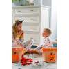 Jack-O-Lantern Halloween Pumpkin Tote, Orange - Trick or Treat Baskets - 3