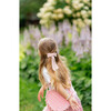 Velvet Long-Tailed Bow Barrette, Hot Pink - Bows - 4