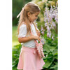 Velvet Long-Tailed Bow Barrette, Hot Pink - Bows - 5