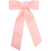 Velvet Long-Tailed Bow Barrette, Hot Pink - Bows - 7