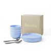 Complete Dinnerware Set, Blue - Tableware - 1 - thumbnail